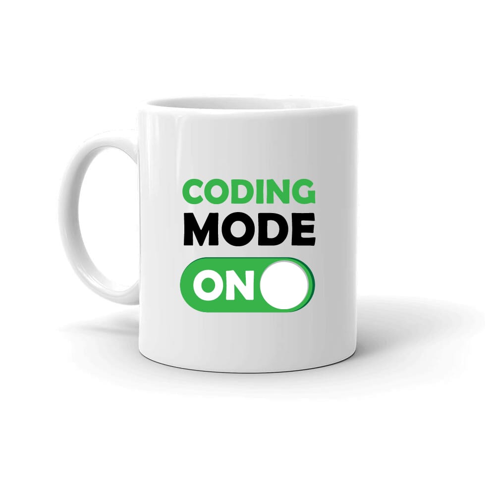 Coding Mode On Sublimation Mug